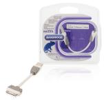 hvid m 10 0 han a usb - 30-pin stik apple opladerkabel