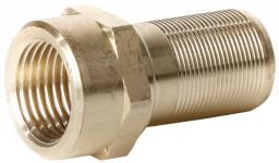 Henco muffe adapter til fordelerrør messing 20 mm x 3/4