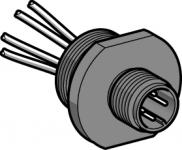 Stik m12 5p stikindsats han for m20 metal