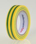 Helatape-flex 19mm x 20m gul/grøn 10 ruller