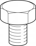 Skrue m10x20-x (100)