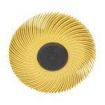 Scotch-briteTM bristle radialbørste bb-zs med 6 mm skaft p80 75 mm gul 6 stk/krt pn62968