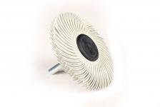 Scotch-briteTM bristle radialbørste bb-zs med 6 mm skaft p120 75 mm hvid 6 stk/krt pn62969