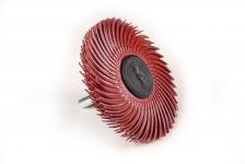 Scotch-briteTM bristle radialbørste bb-zs med 6 mm skaft p220 75 mm rød 6 stk/krt pn62970