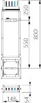Stigeledningsskinne fod 100 ksa100ed4081