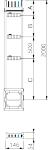 Stigeledningsskinne 400a ksa400ev4203