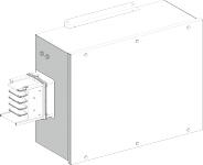 Tilgangsboks venstre 500-630a 3l+n+pe