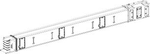 Skinneelement 630a 1,5m ksa630ed4154