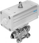 Festo kuglehane-aktuator vzba-1/4-ww-63-t-22-f0304-v4v4t-pp15-r-90-c