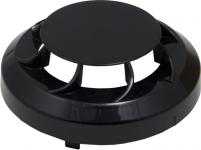 Sort detektor cover til system sensor ap 200 optisk detektor bck-200eap