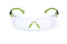 3m scotchgard solus 1000 serien beskyttelsesbrille grøn/sort klar linse sgaf