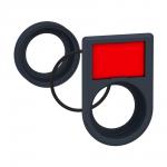 Montagekit med skilt 18x27 mm for planforsænkning af xb5 (trykknapper og lamper)