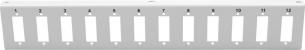 Fiberpanel 12xsc duplex for medium vægboks