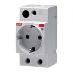 Stikdåse schuko din-skinne m1175