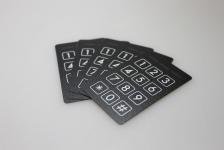 Labels til mykey 1 1/2 modul 5 stk hvid