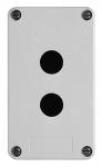 Kunststofbox med 2 ø22 huller 85x146mm