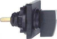 Drejegreb ø 28,5 mm sort krom front harmony til kz127