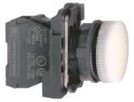 Harmony signallampe komplet med led i hvid farve og 110-120vac forsyning