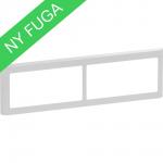 Billede af LK FUGA ® Design Ramme 63 Soft, 2x2 modul vandret, lysegrå hos Elvvs.dk