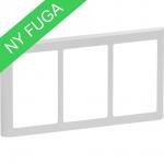 Billede af LK FUGA ® Design Ramme 63 Soft, 3x1,5 modul vandret, lysegrå hos Elvvs.dk