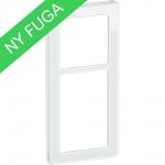 hvid modul 5 2 glas ramme design pure fuga lk