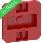 LK FUGAÂ® Låg for FUGA indmurings- og indstøbningsdåser 1 modul, rød