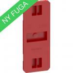 LK FUGAÂ® Låg for FUGA indmurings- og indstøbningsdåser 2,5 modul, rød