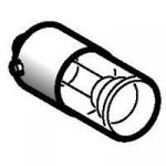 Glimlampe dl1cf220 220volt ba9s