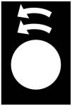 Skilt venstre hurtig zb2by2923