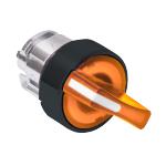 Harmony drejegreb i sort metal for led med 2 faste positioner i orange farve