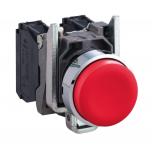 Schneider Electric XB4, Knap, IP66, IK06, Klasse I, 30 mm, 57 mm