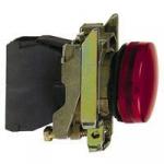 Lampe komplet rød 130v for ba9s u/trafo