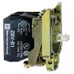 Harmony lampetrykskrop i metal bestående af 6v transformer med ba9s glødepære og 230 vac forsyning og 1xno