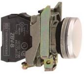 Lampe komplet hvid 110-120vac med led