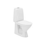 Billede af Ifö Spira toilet 6260. Med lukket S-lås. Rimfree, hvid