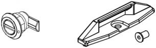 Cubic Snapskrue med plombe, stor, komplet