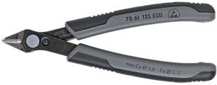 Electronic super knips esd bruneret med flerkomponent-håndtag 125 mm