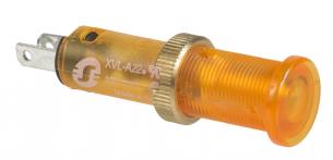 Lysdiode ø8 ip40 med led 12v dc gul