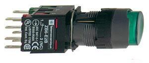 Lampetryk ø16 grøn rund ophøjet xb6ae3b1b