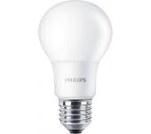 Philips LED Pære CorePro 8w/827 E27 (806 lumen ra>80) ikke dæmpbar (8w=60w)