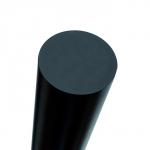 Pom-c rundstang ø:200mm sort (l:3000mm)