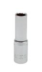 Irimo topnøgle, 1/2", lang, 12-kant, 19 mm
