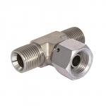 T-stykke 1/4 bspp nippel/omløber/nippel