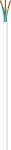 Tilledning halogenfri nopka h05z1z1-f 5g0,75 hvid qb75