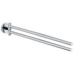 Billede af GROHE Essentials håndklædestang 449 mm svingbar dobbelt - Krom