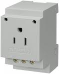 Stikkontakt 15a 125v ac i henhold til iec 60083 ul version type nema