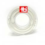 2x0,75 t70 textil hvid 25m