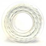 Snoet 3x0,75 textil hvid 25m