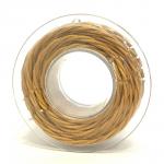 Snoet 2x0,75 textil guld 25m