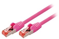 Cat6 S / Ftp Netværkskabel RJ45 (8P8C) Han - RJ45 (8P8C) Han 7.50 m Pink